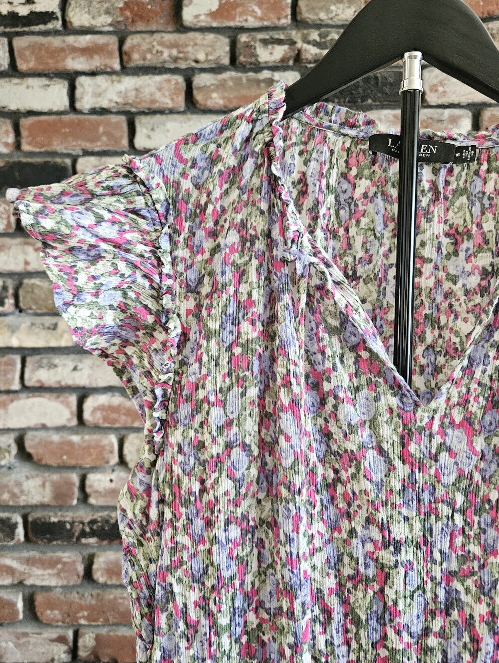Ralph Lauren Floral Tiered Cotton Dress - Picture 2 of 9